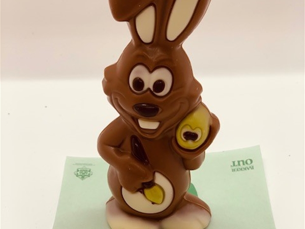 Chocolade Paashaas schilder